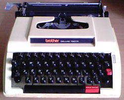 Brother typewriter